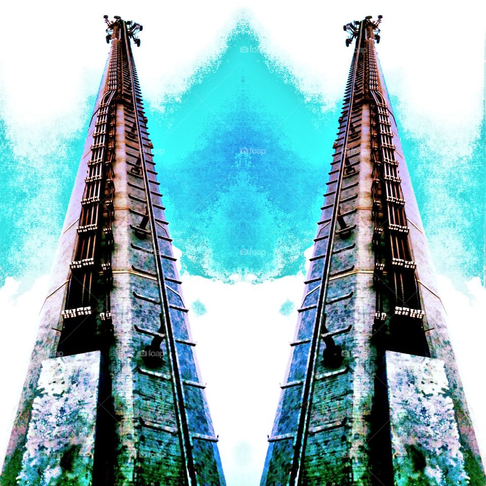 tween towers at mirror