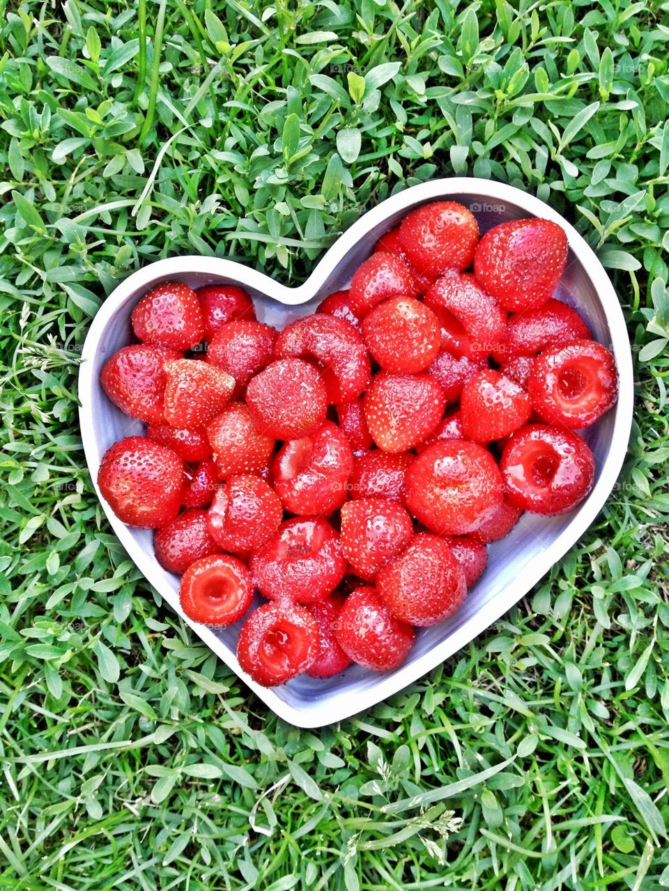 strawberry heart