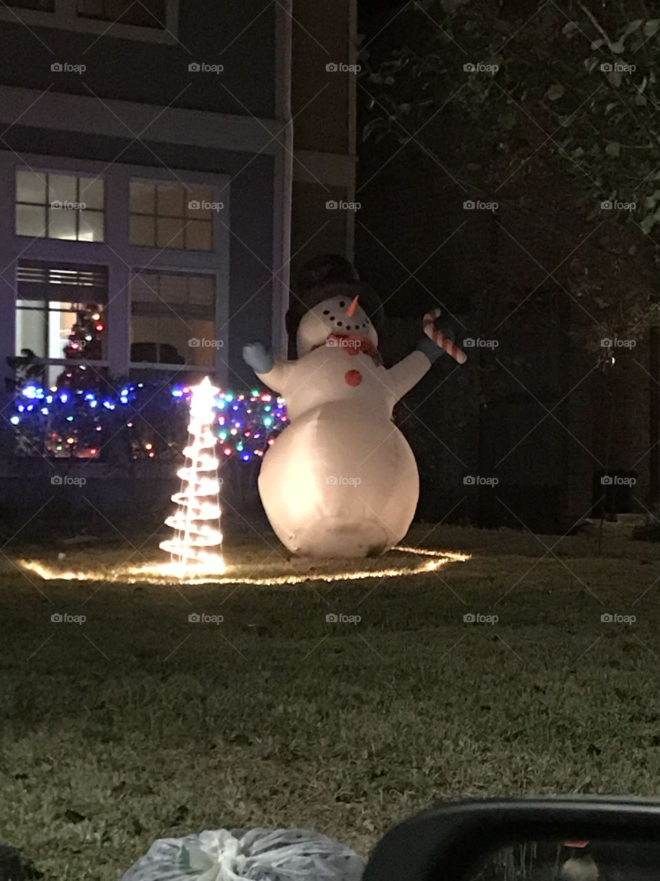 Snowman & Christmas Tree 