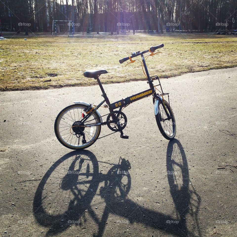 Bicycle in the park