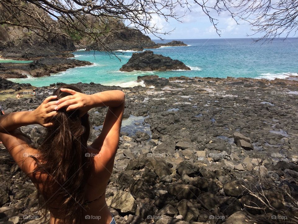 Girl at Noronha