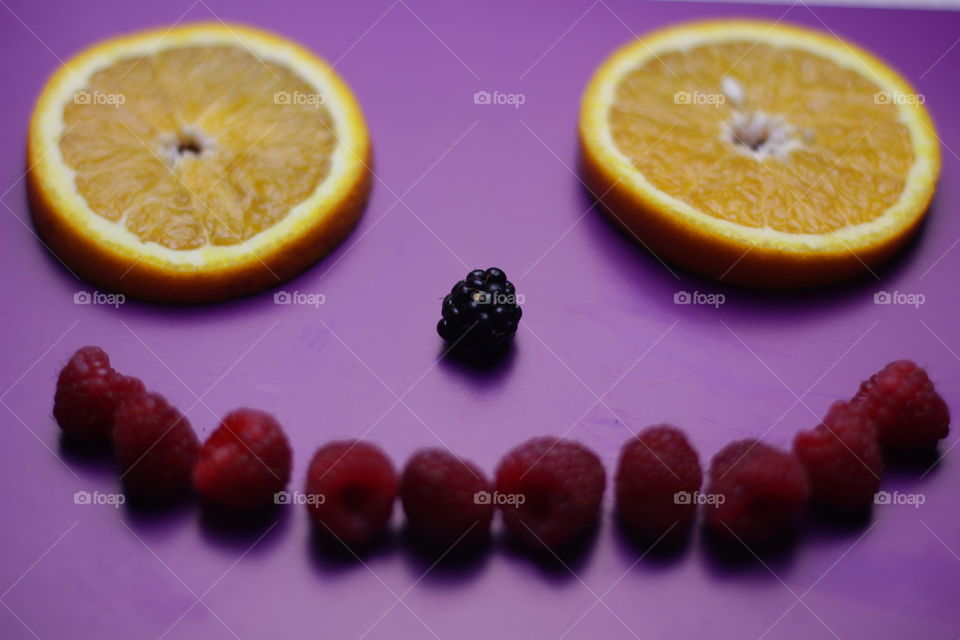 Smile of fruit