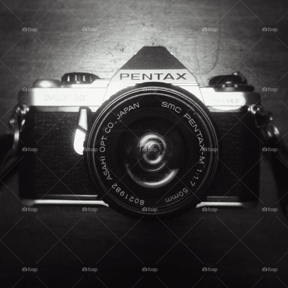 Pentax manual film camera