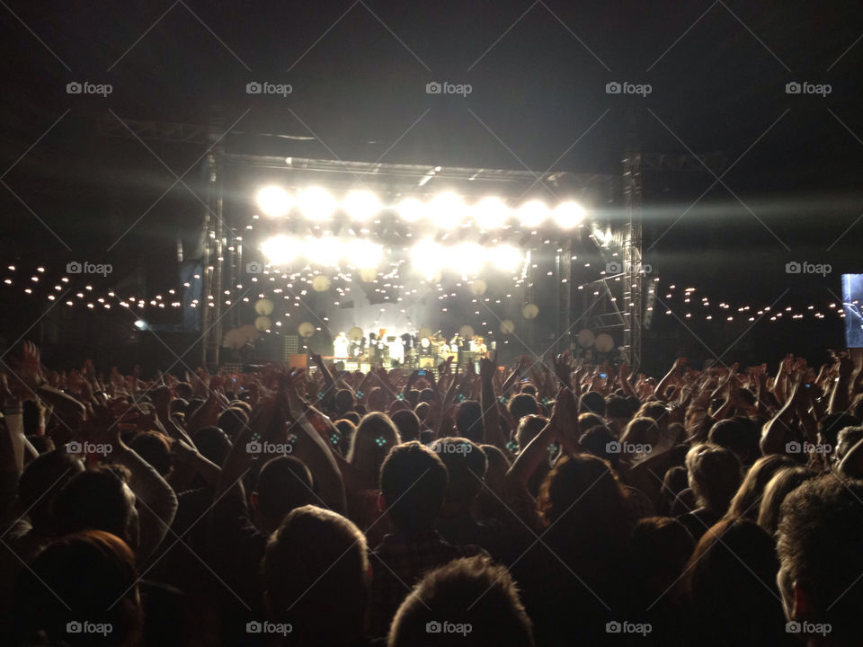 people lights music concert by joycoma