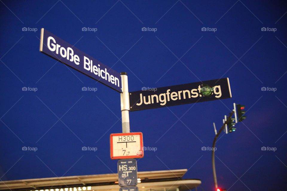 Street sign