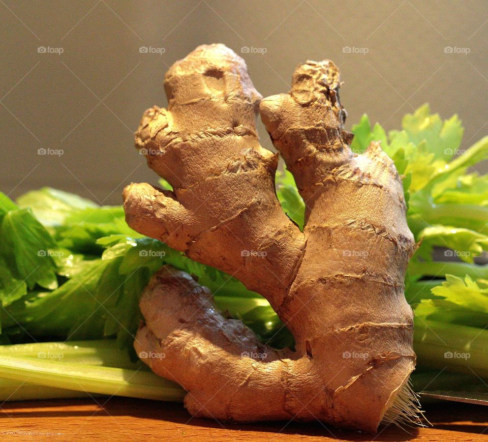 Ingwer mit Sellerie