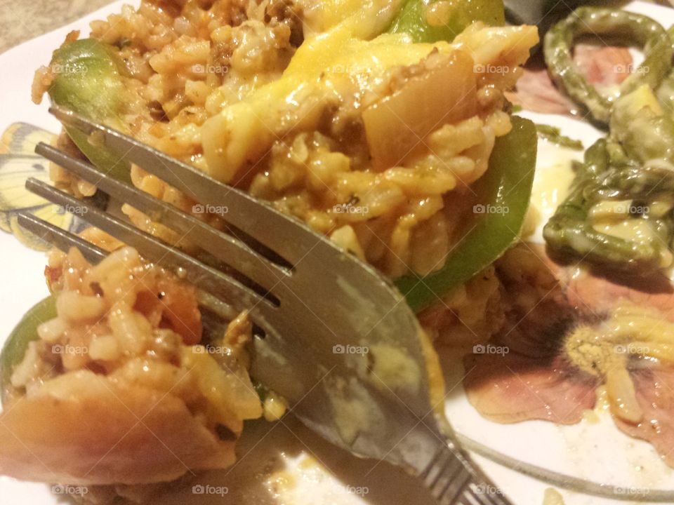 Stuffed Green Peppers