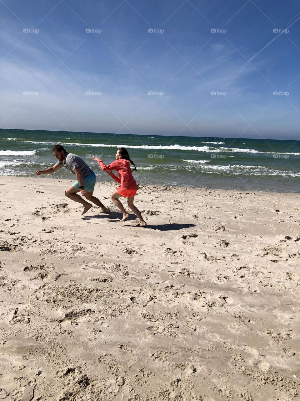 Having fun on the beach 🏖
