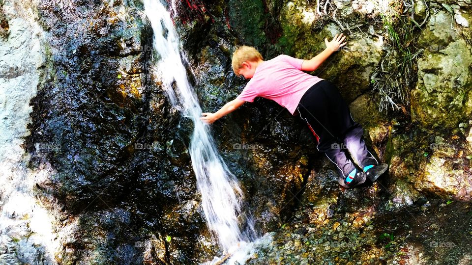 The Boy and the Waterfall