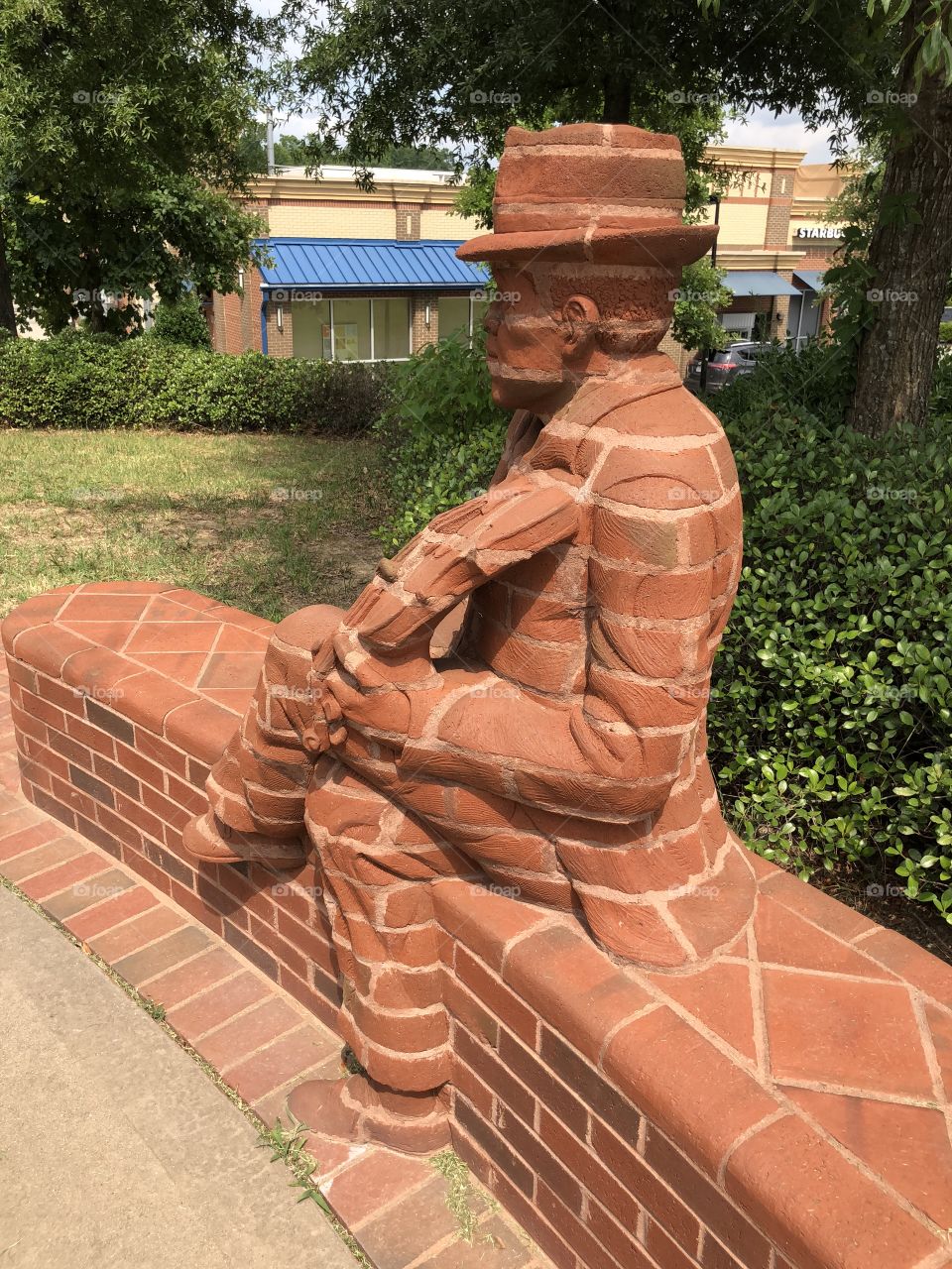 Brick man