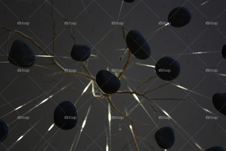 abstract art stones decoration by solerito