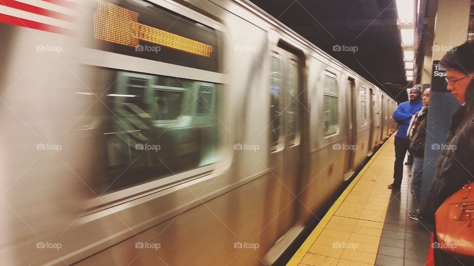 Subway station in New York