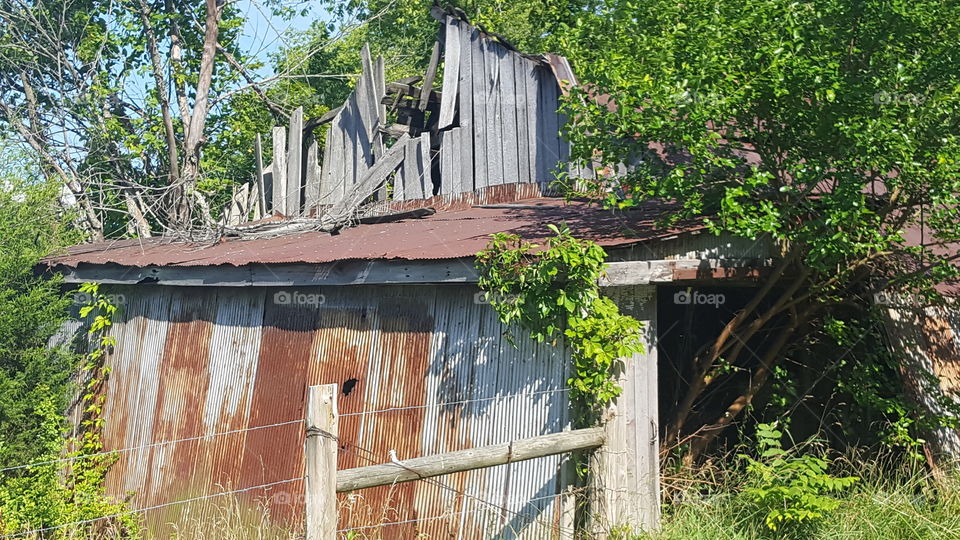 old rustic barn