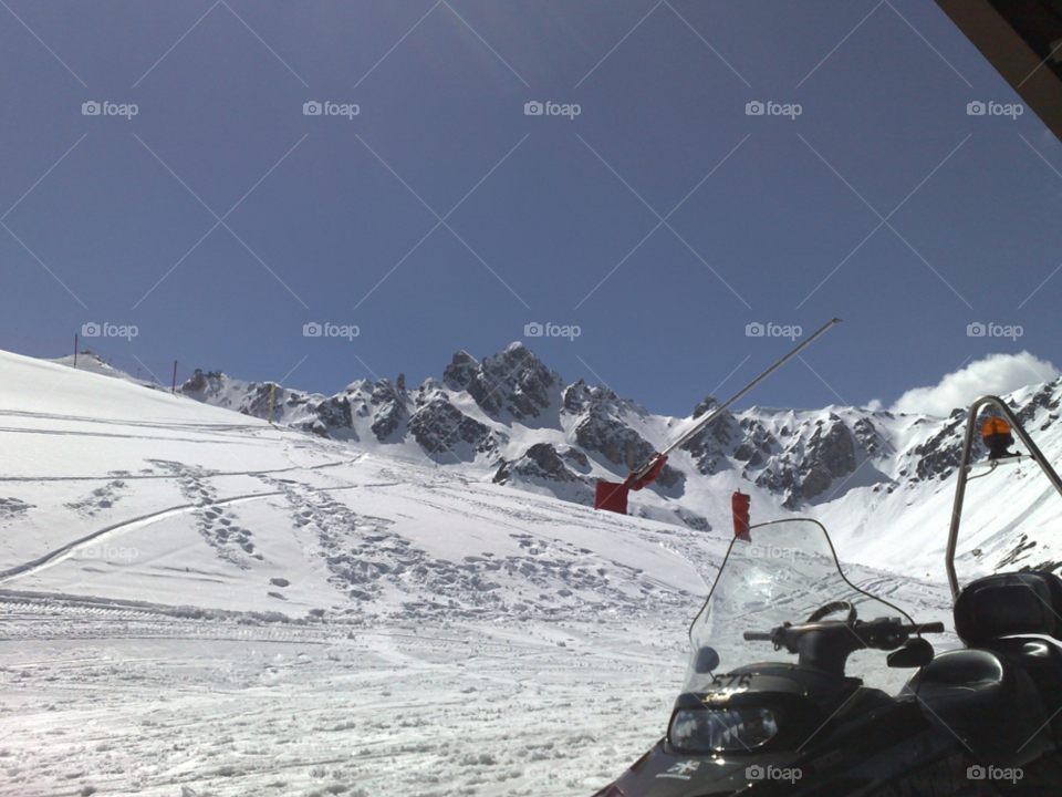 snow mountains ski courchevel 1830 by jamethyst