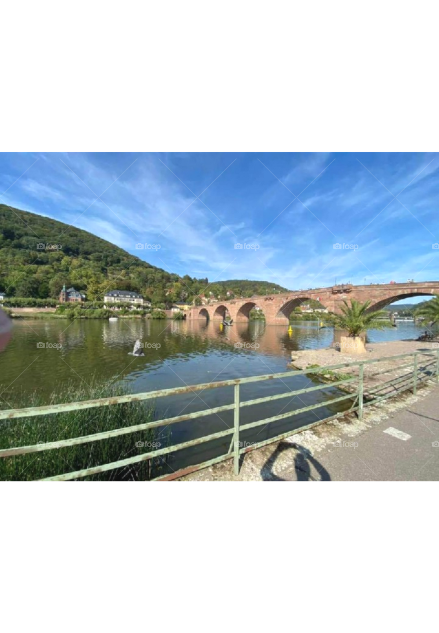 arch separating the day