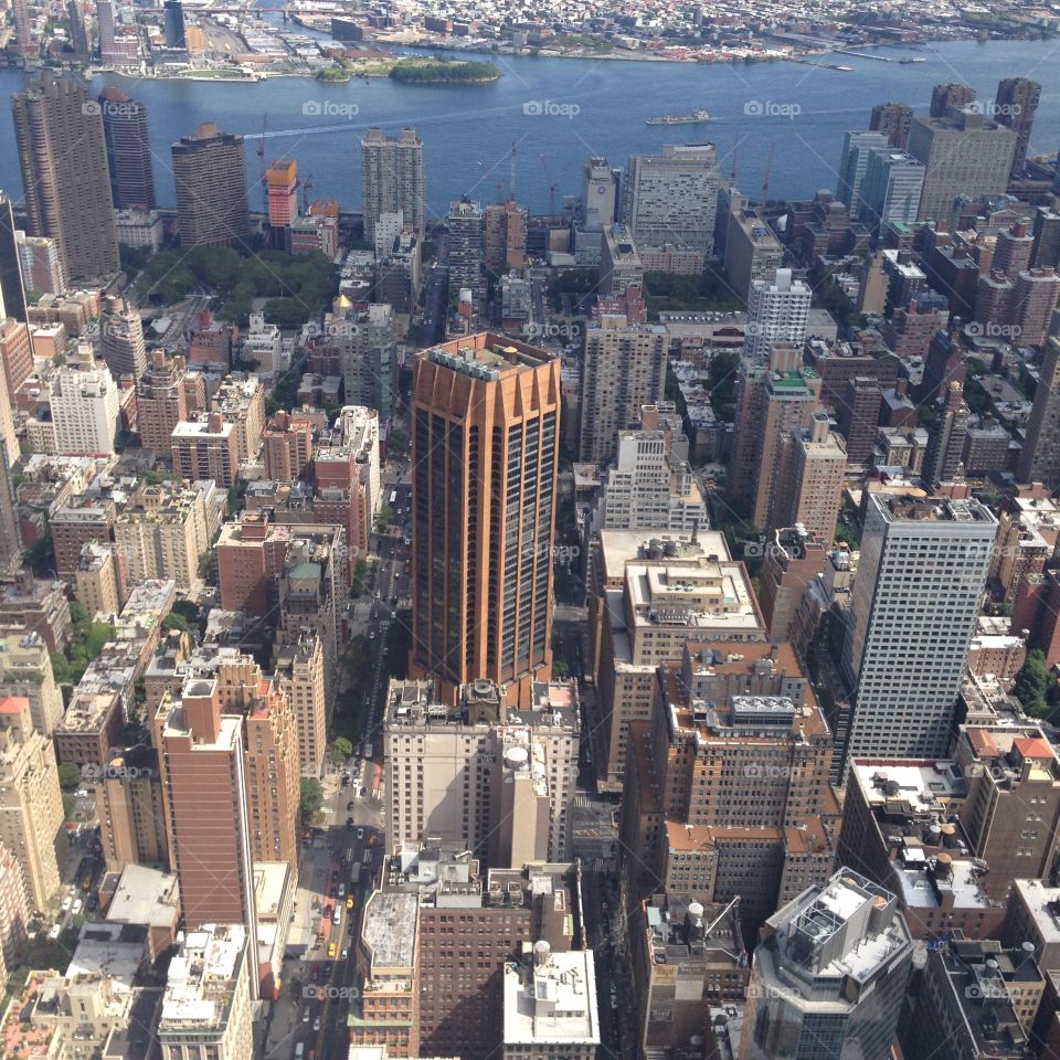 NYC. View from the Empire State Building. Skyline. New York views. City-scape 