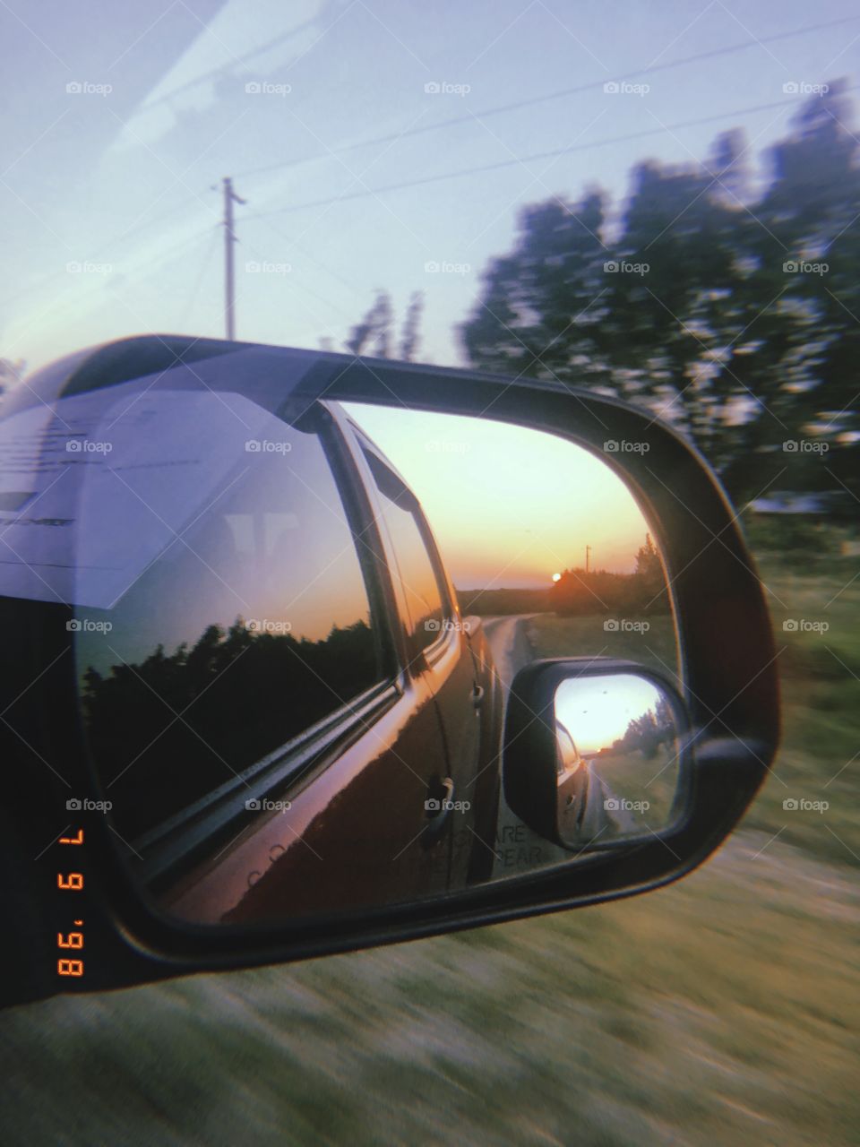 Mirror sunset views