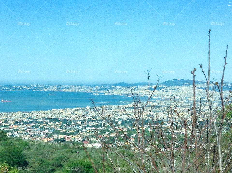 Naples from Vesuvio 