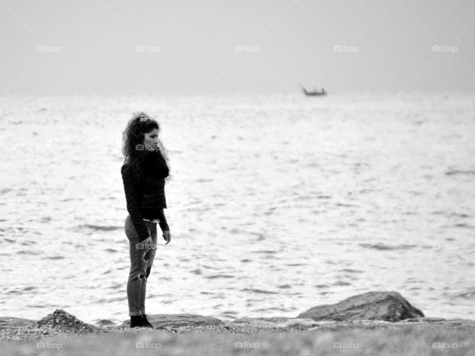 girl on the beach