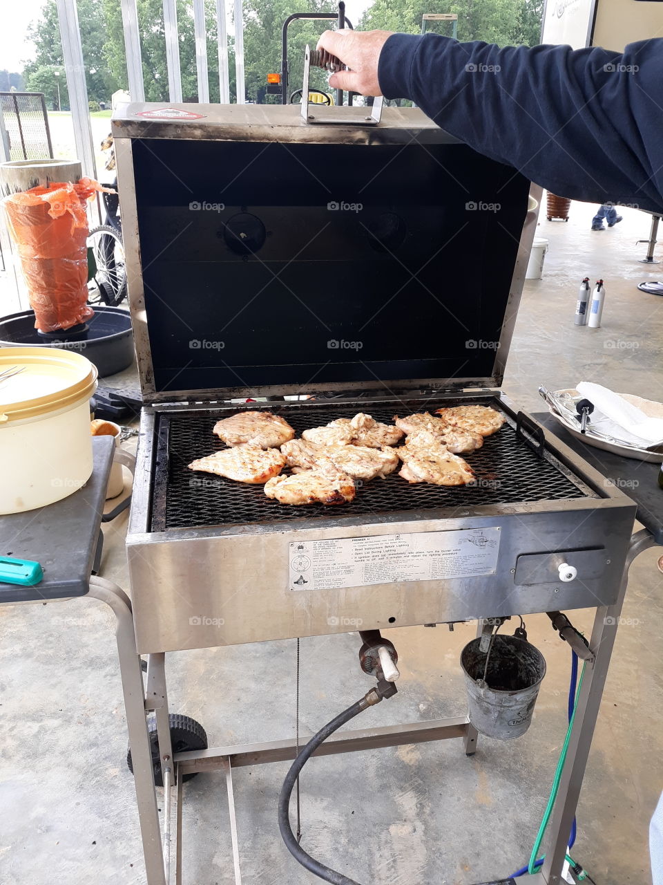 Grilling Chicken