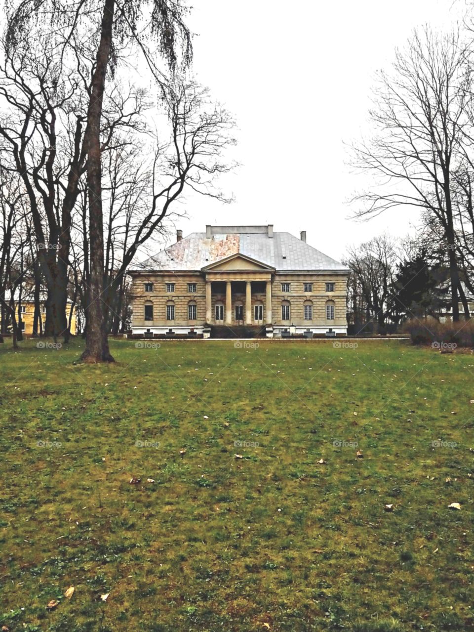 Abandoned palace . Old abandoned historical palace waiting for better time 