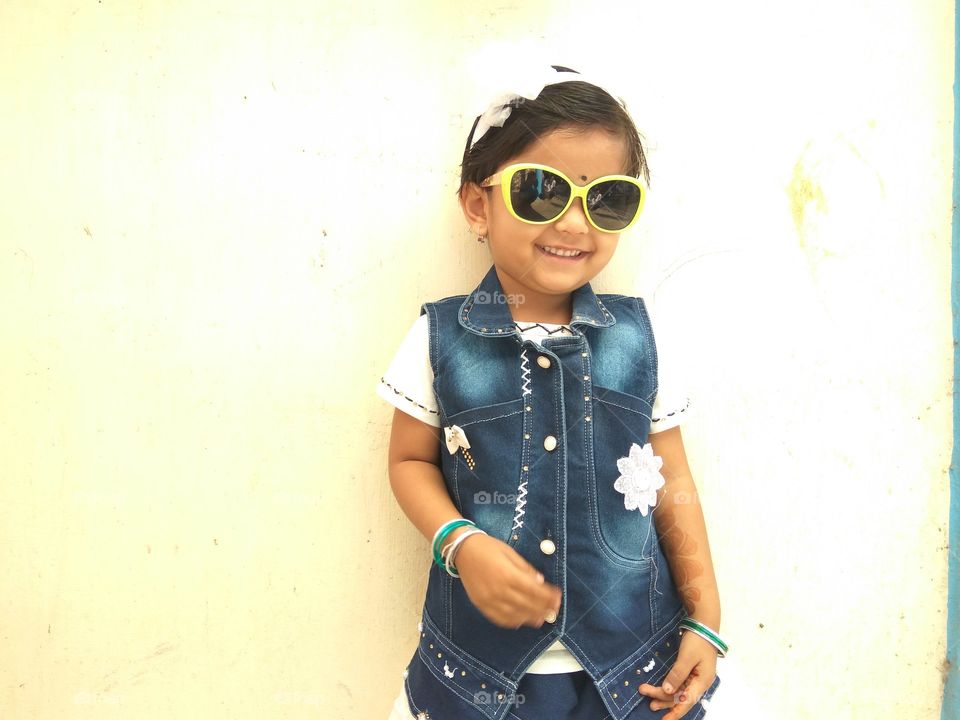 Portrait of a smiling girl