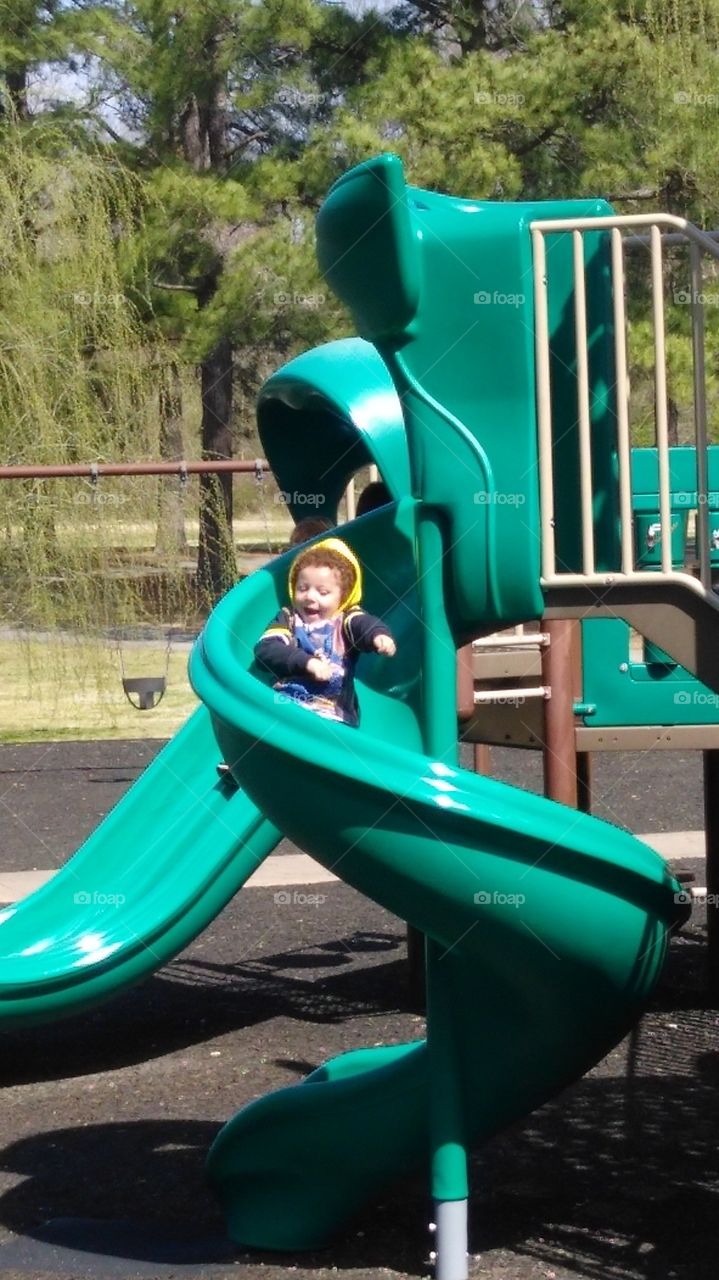 Playground, People, Recreation, Slide, Leisure