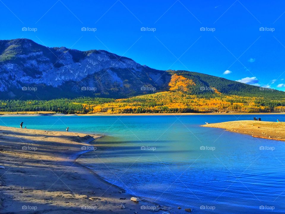 Barrier Lake in Kananaskis Country,Alberta,Canada 