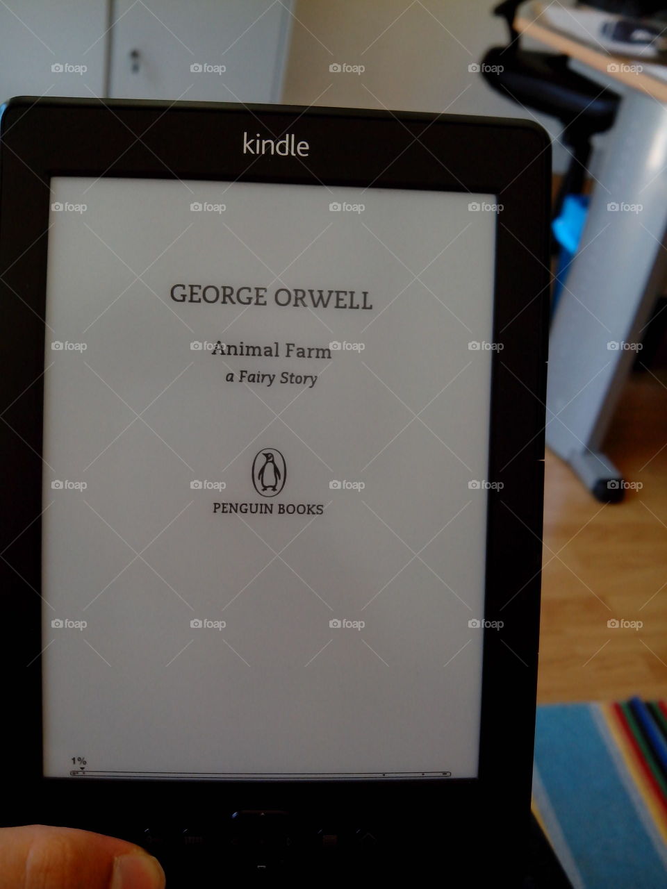 Reading George Orwell on kindle