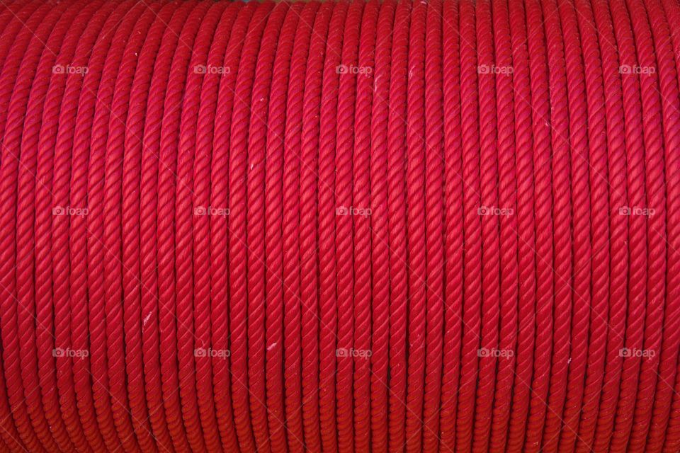 Red braided rope on a spool for
sale outside a local convenience store in San Miguel de Allende.
