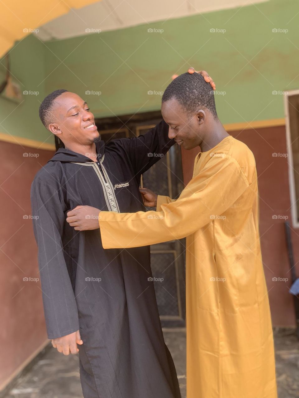 Two friend are chilling