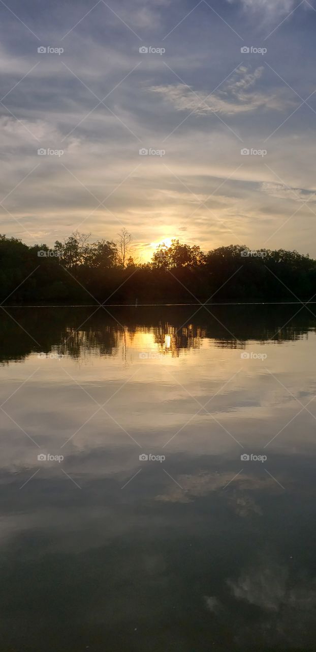 Morning lake