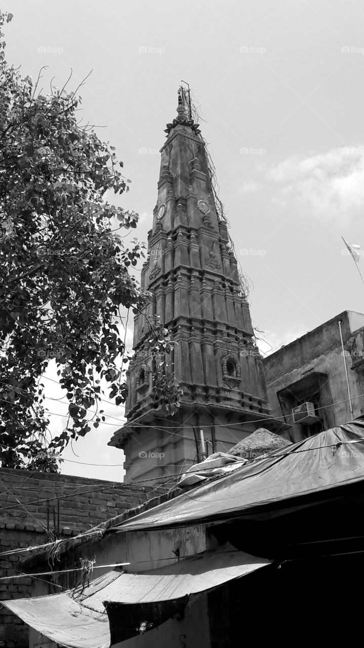 vintage temple
A vintage temple in a town in India