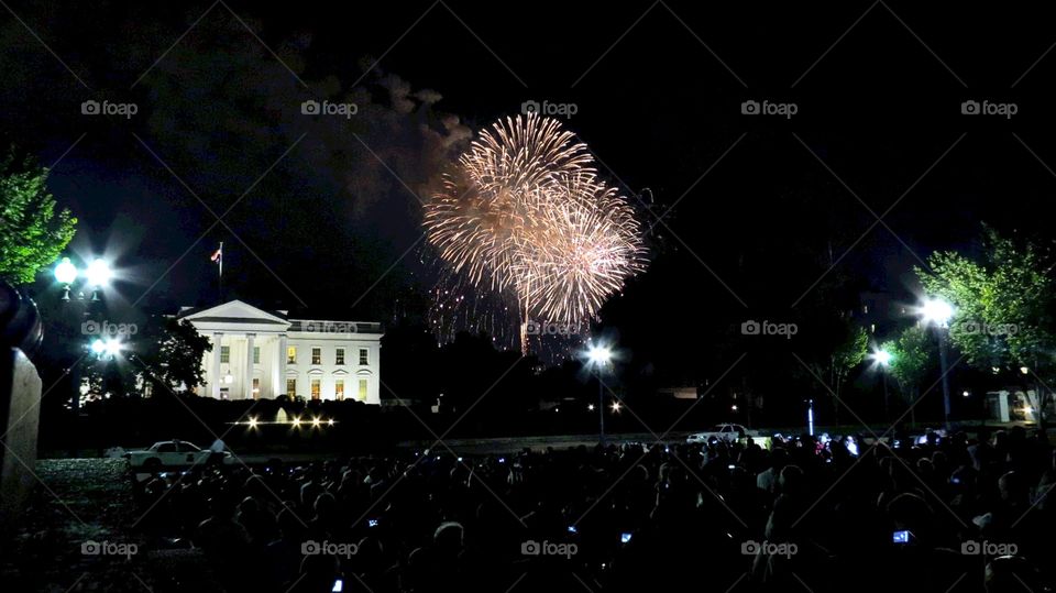 4th of July Fireworks in Washington, DC USA