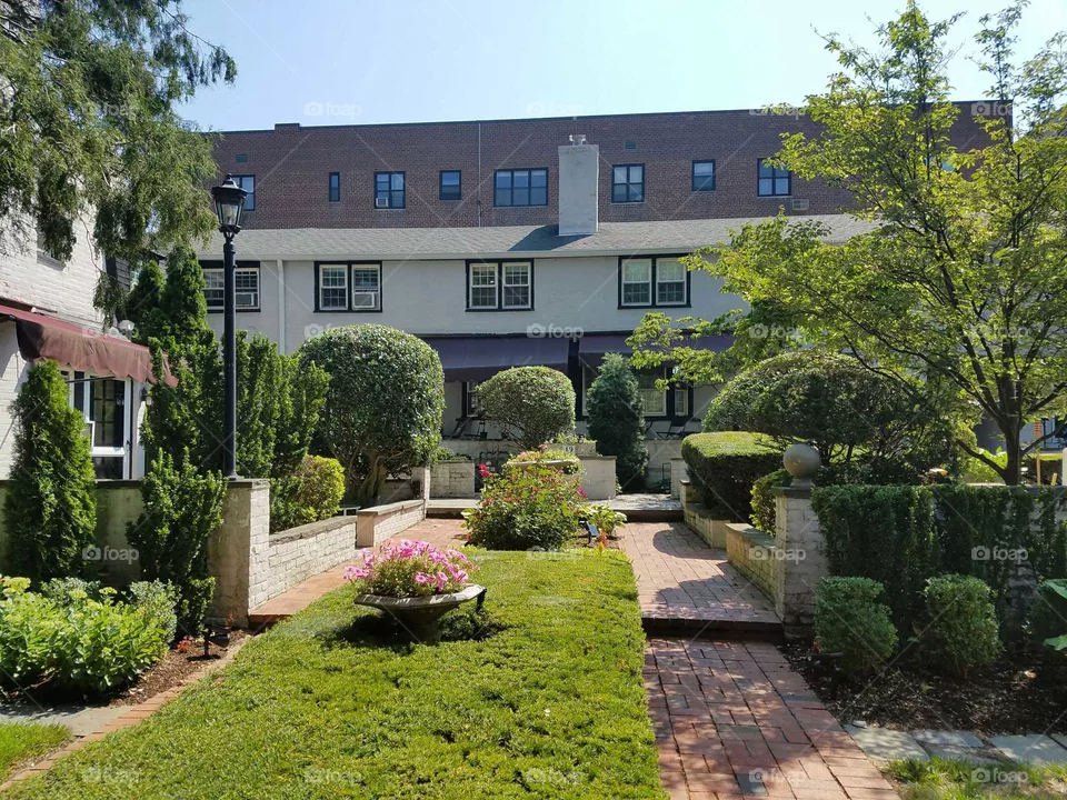Garden, House, Architecture, Lawn, Home