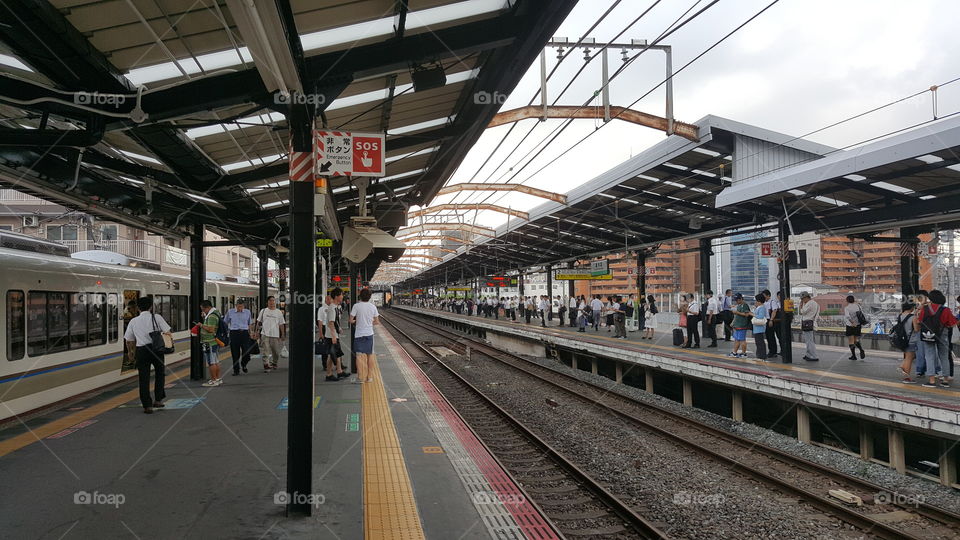 Japanese Train Station