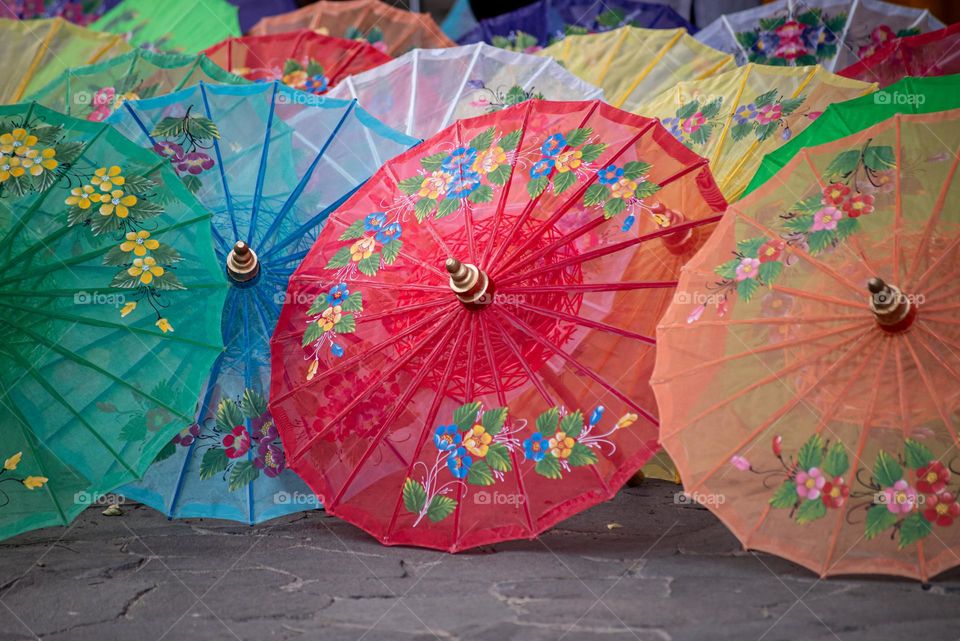colorfull umbrella