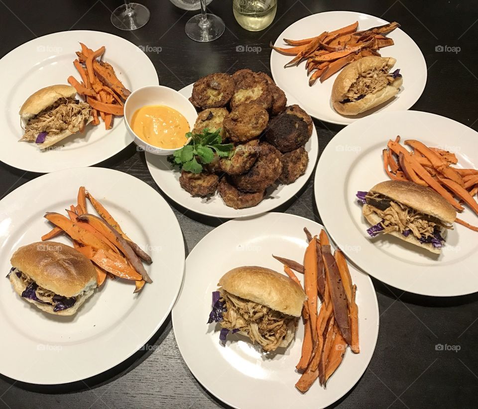 I made dinner tonight
BBQ chicken and sweet potato fries