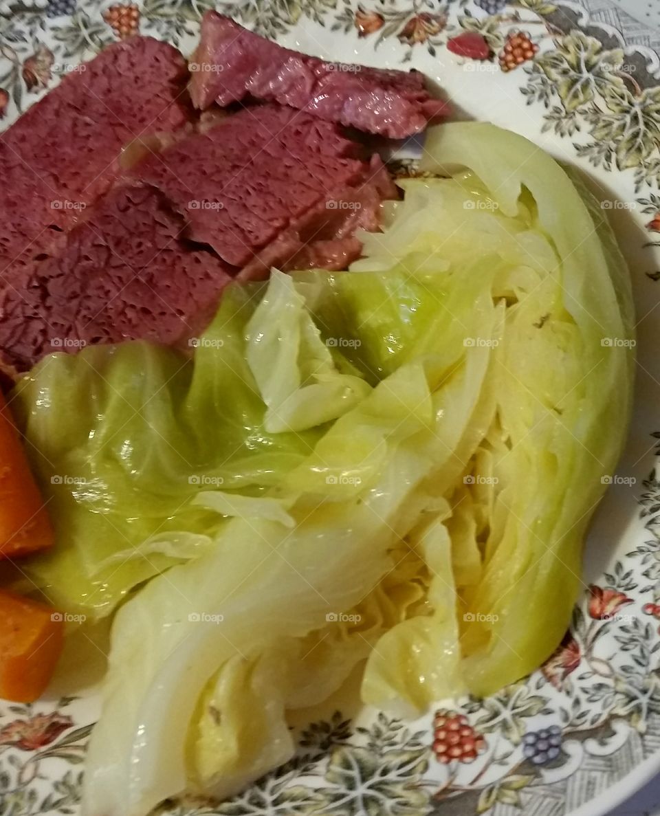 Corned Beef and Cabbage for St. Patrick's Day!