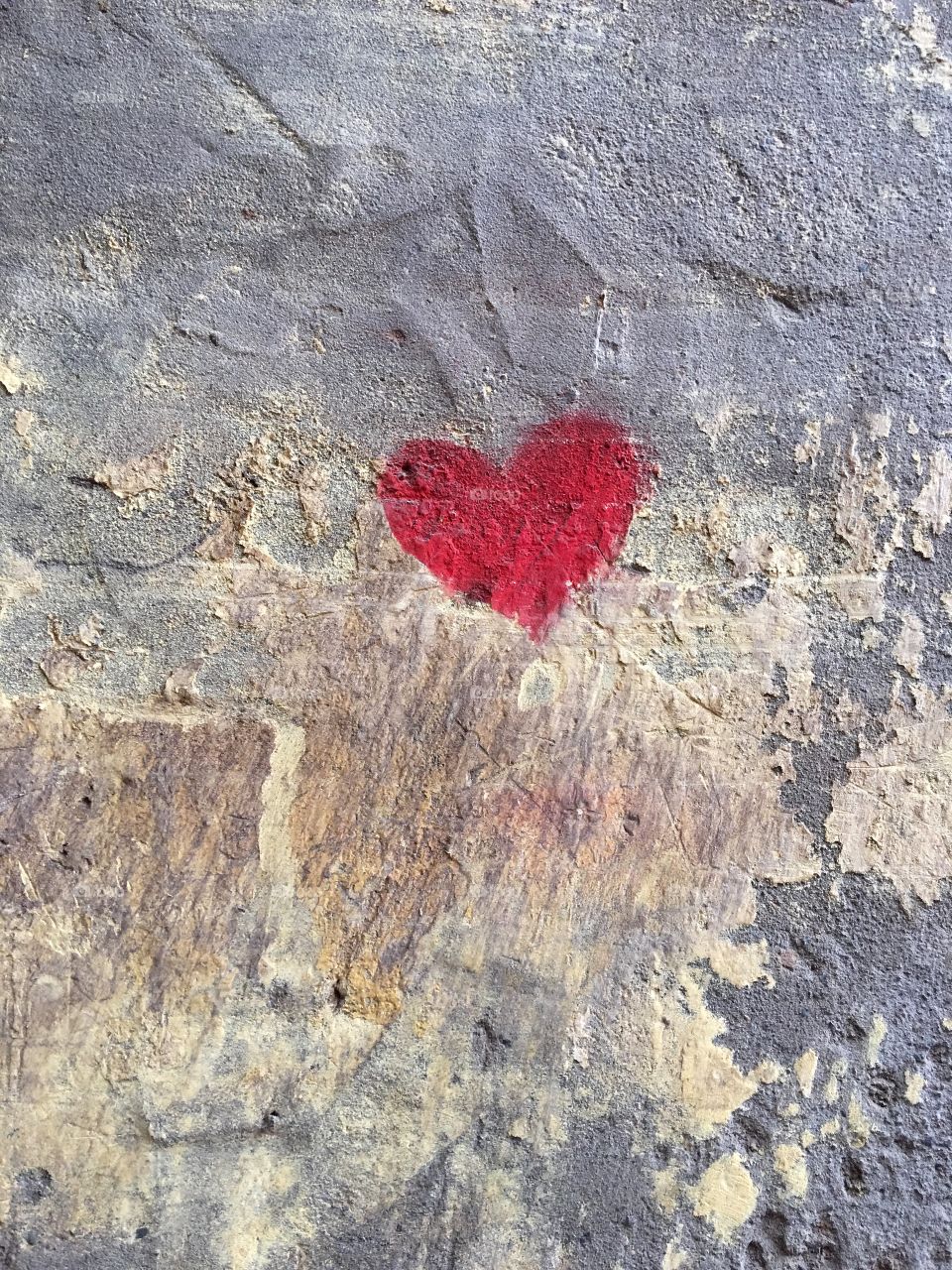 Heart on a wall