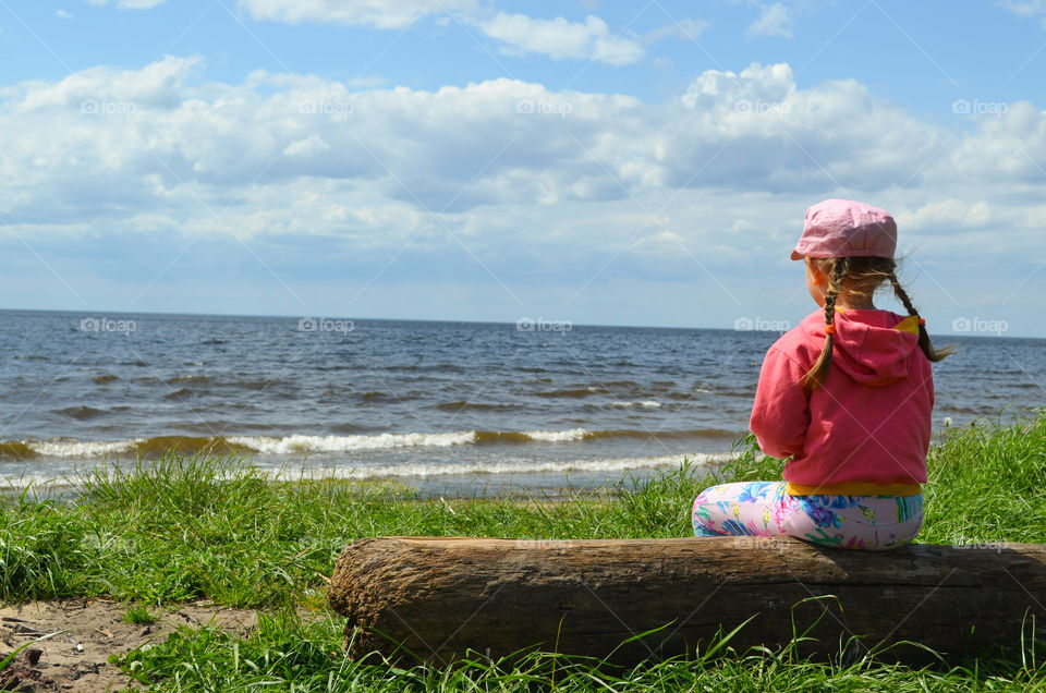 looking at the sea