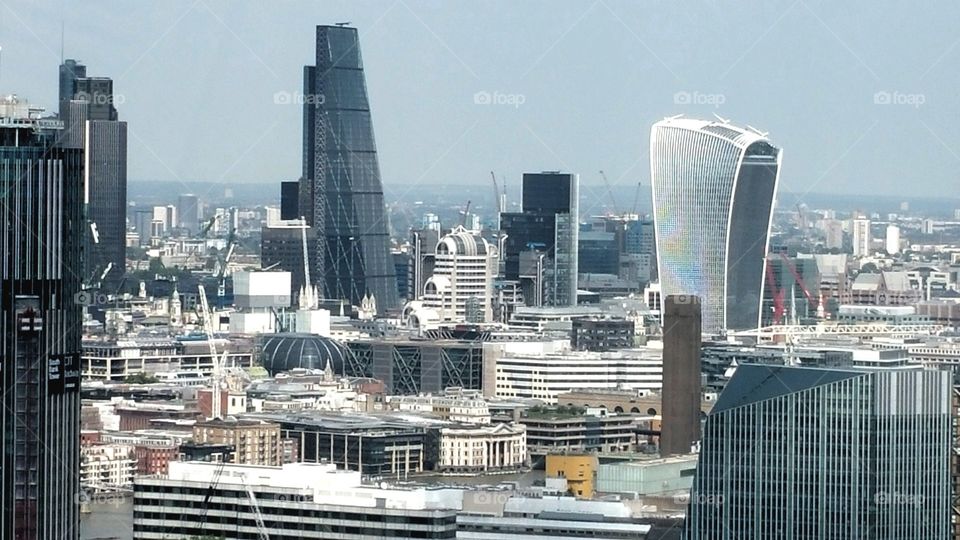 View from the London Eye. I took this photo from the London Eye in 2015. You will find no better location from which to view the city of London.