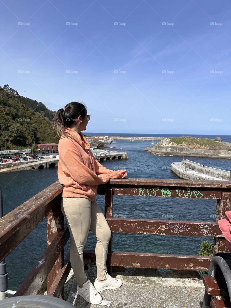 Vista desde el pueblo de Cudillero