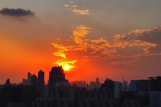 Red sun