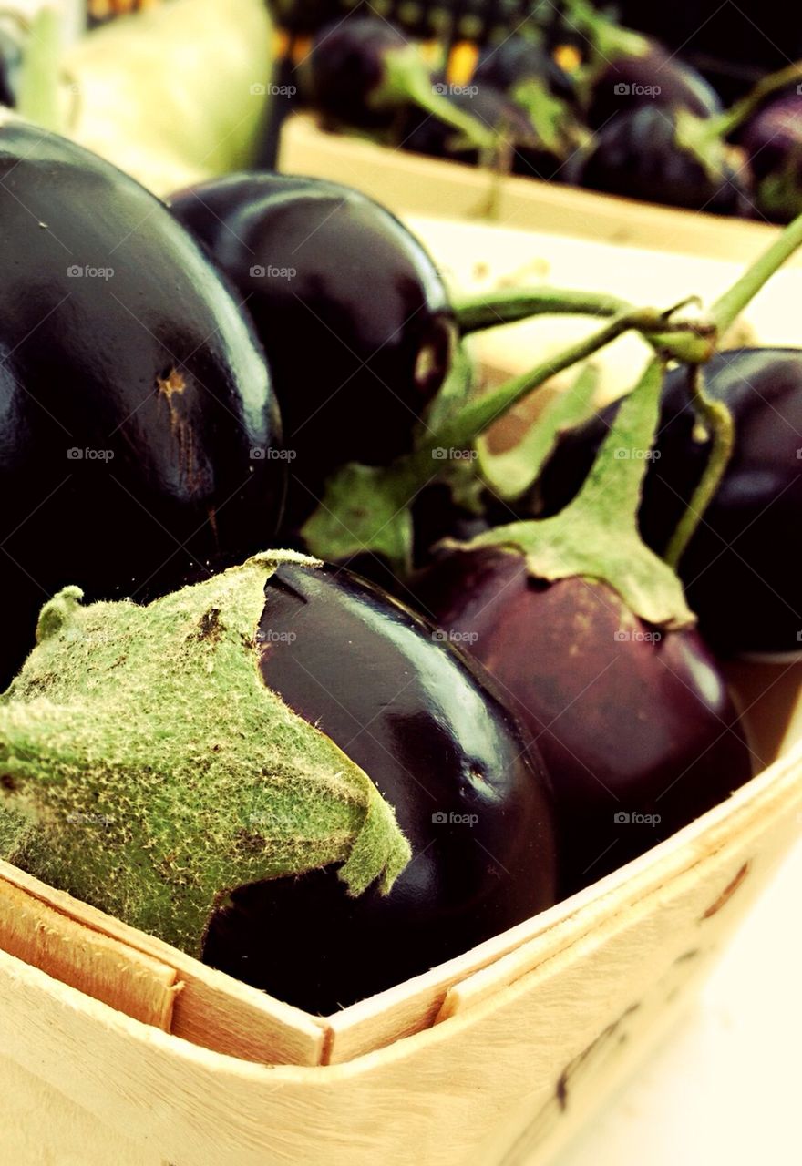 Baby eggplants