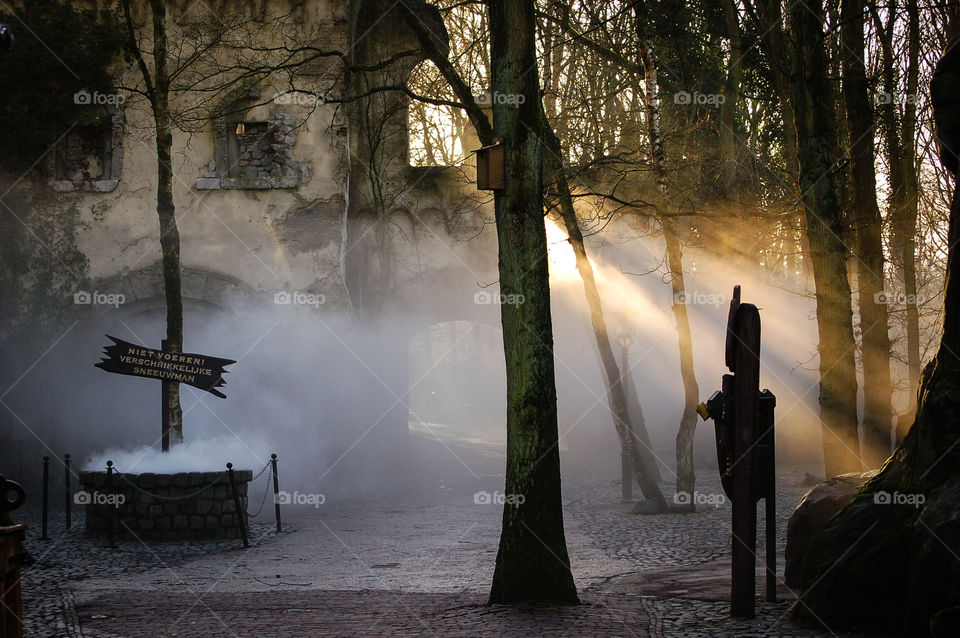 Winter Efteling haunted castle