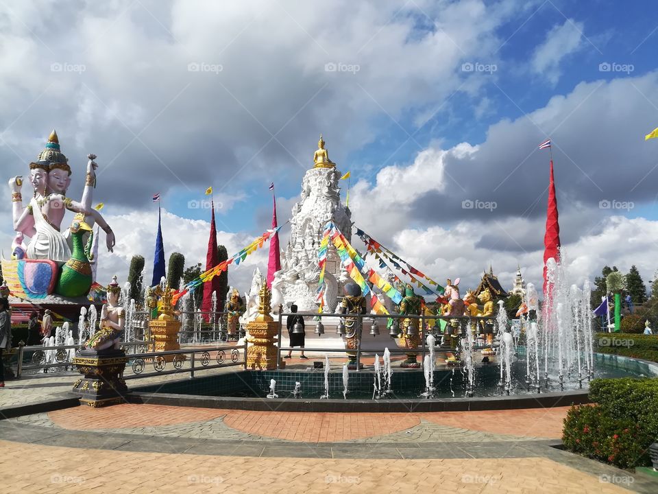 A corner in sangkaew temple