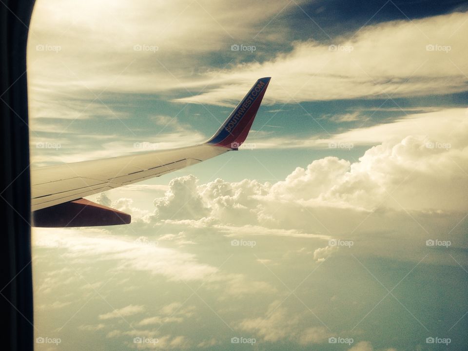 Airplane, Sky, Travel, Aircraft, No Person