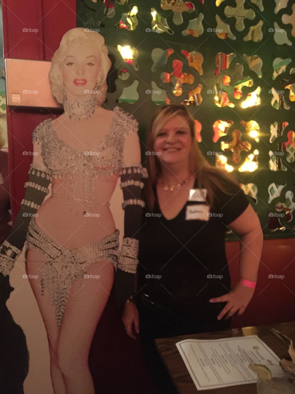 Me at Marilyn Fan Club dinner