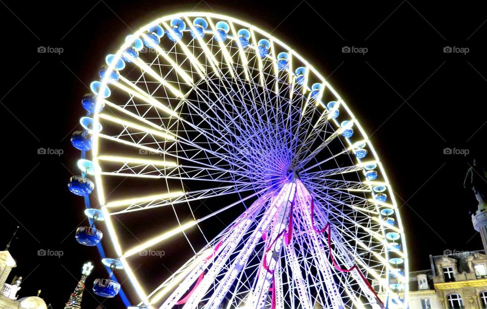 Big wheel at night